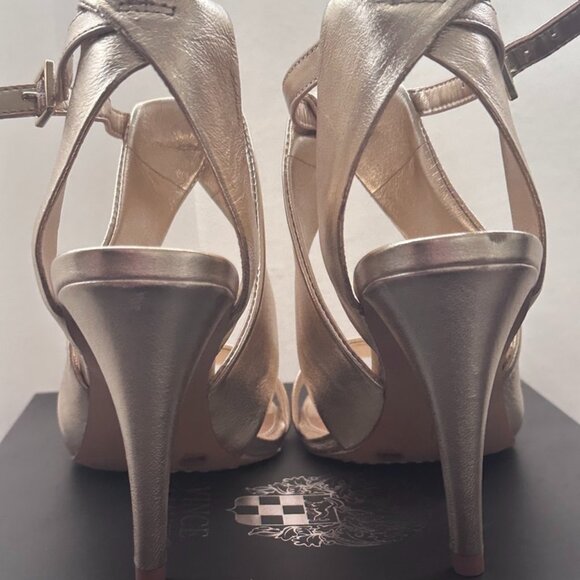Gold Vince Camuto Strappy Heel - Picture 4 of 7